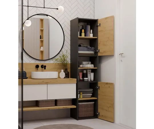 Słupek łazienkowy Sara S40 ANTRACYT ARTISAN-7