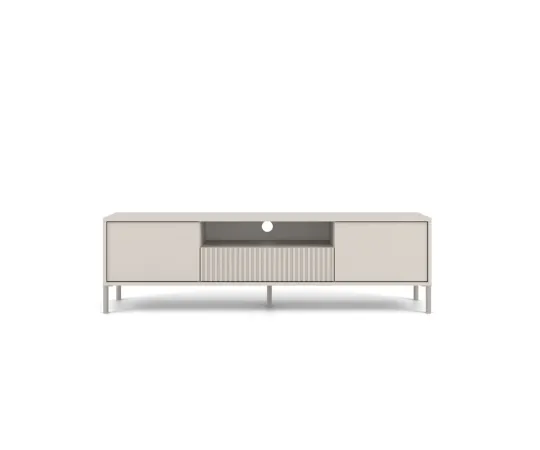 SZAFKA RTV KAMARO 160 KASZMIR Front ryflowany + Klasyczny-5