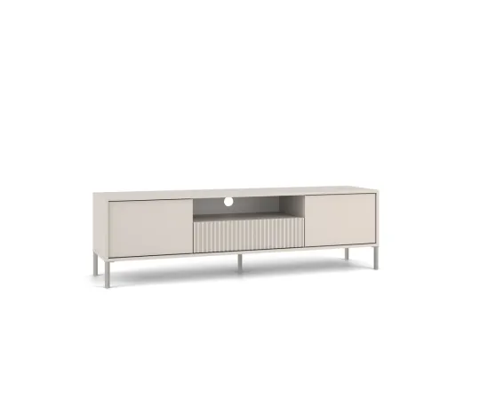 SZAFKA RTV KAMARO 160 KASZMIR Front ryflowany + Klasyczny-8