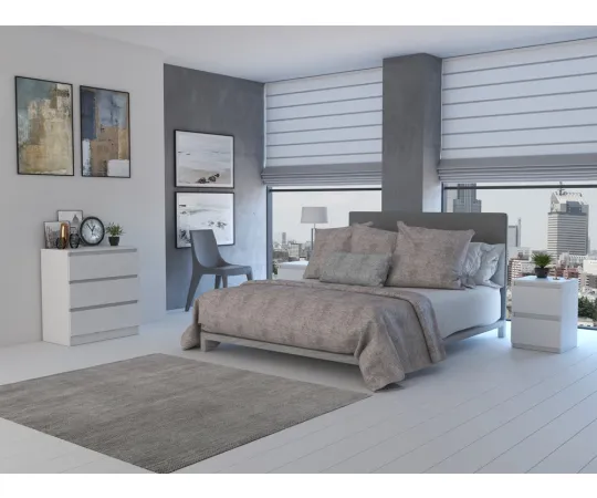 Komoda Malwa M3 BIAŁY-5