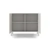 Komoda KAMARO 2D SLIM/GŁADKI KASZMIR Lamele Front Ryflowany + Klasyczny-7