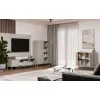 Komoda KAMARO 2D SLIM/GŁADKI KASZMIR Lamele Front Ryflowany + Klasyczny-9