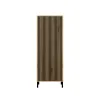 Witryna KAMARO 1DD SLIM DĄB ARTISAN Lamele Front Ryflowany-3