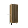 Witryna KAMARO 1DD SLIM DĄB ARTISAN Lamele Front Ryflowany-6