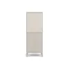 Witryna KAMARO 2DK SLIM/GŁADKI KASZMIR Lamele Front Ryflowany + Klasyczny-5