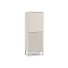 Witryna KAMARO 2DK SLIM/GŁADKI KASZMIR Lamele Front Ryflowany + Klasyczny-9