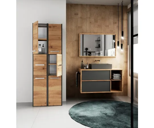 Słupek łazienkowy Sara S33 ANTRACYT ARTISAN-6