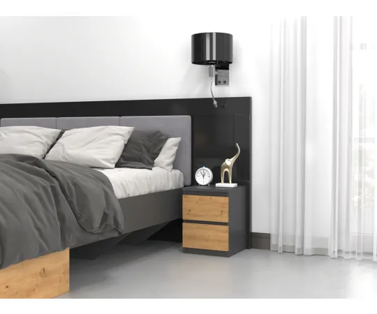 Szafka nocna Malwa M2 ANTRACYT ARTISAN-3