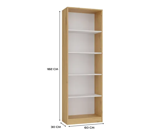Regał Onyx R60 DĄB ARTISAN BIEL-7