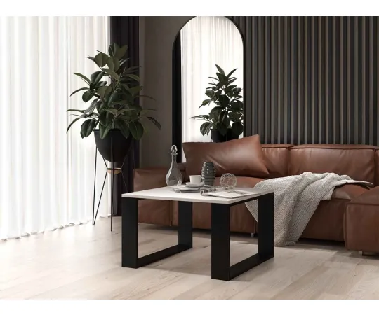 Ława Modern MINI BIAŁY CZERŃ-3