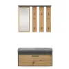 Garderoba Parma PARMA ANTRACYT ARTISAN-2
