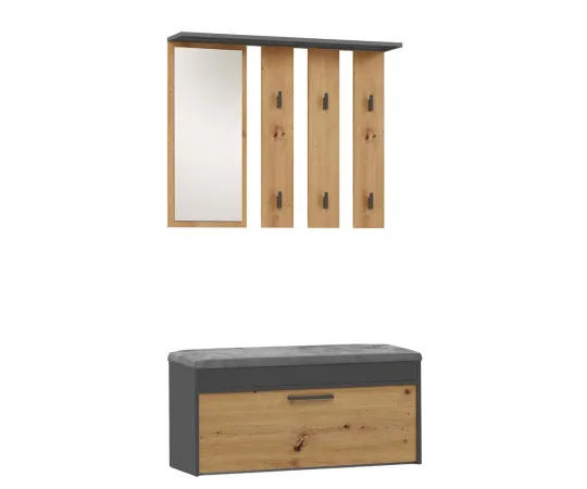 Garderoba Parma PARMA ANTRACYT ARTISAN-1