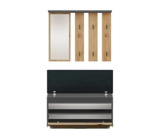 Garderoba Parma PARMA ANTRACYT ARTISAN-3