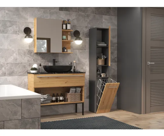 Słupek łazienkowy Nel III ANTRACYT ARTISAN-6