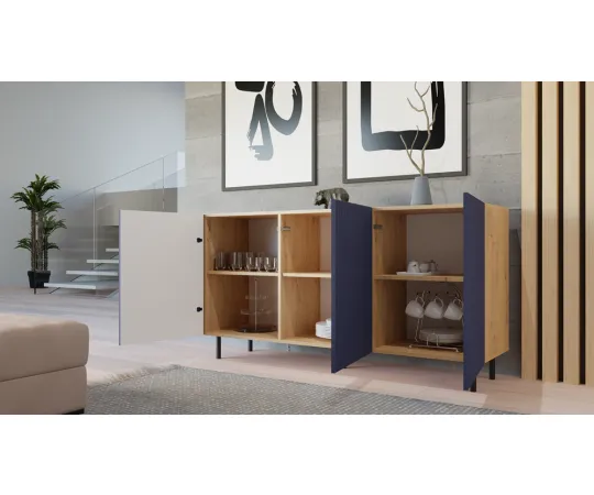 Komoda KAMA 3D SLIM ARISAN GRANAT-7