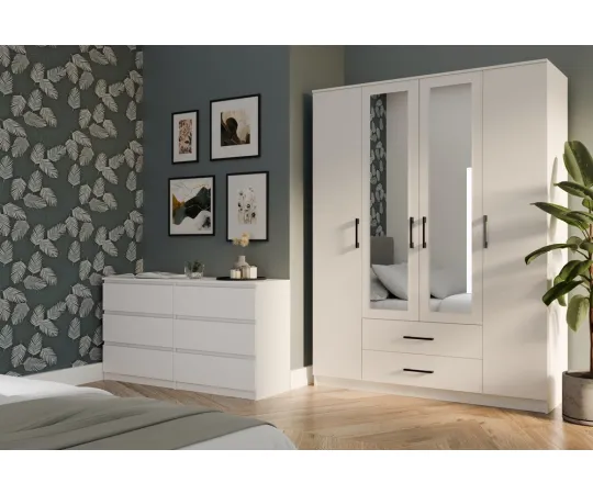 Szafa Romana 160X205L BIAŁY-3