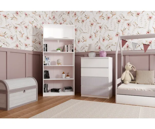 Komoda Malwa M4 ARTESO PINK Różowy-2
