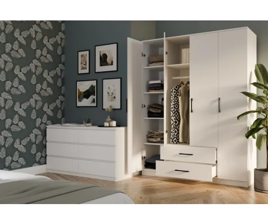 Szafa Romana 160X205 BIAŁY-4