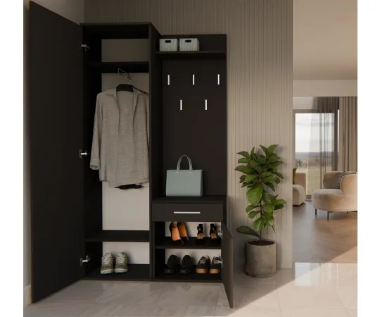 Garderoba Duo DUO CZARNY-6