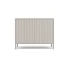 Komoda KAMARO 2D SLIM KASZMIR Lamele Front Ryflowany-7