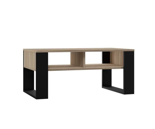 Ława Modern 2P DĄB SONOMA CZARNY-1