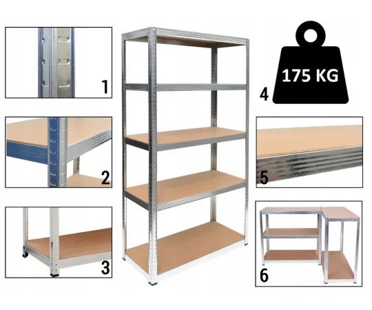 Regał Magazynowe G9030 METALOWE-5