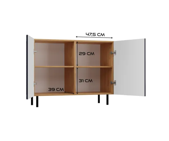 Komoda KAMA 2D SLIM ARISAN GRANAT-5