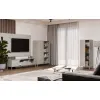 Witryna KAMARO 1DD SLIM KASZMIR Lamele Front Ryflowany-3