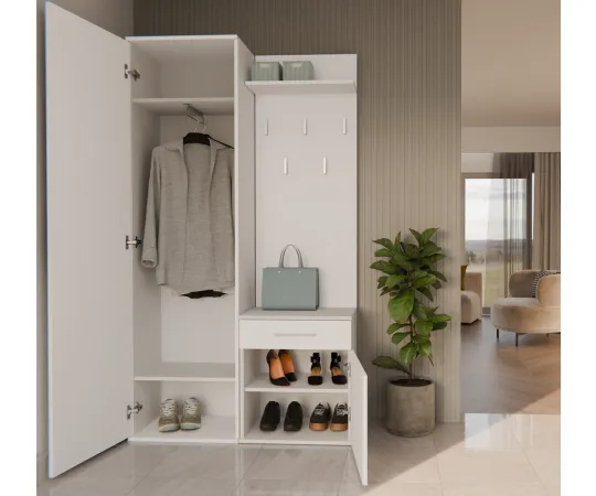 Garderoba DUO BIAŁY-4