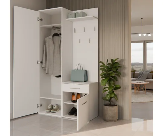 Garderoba DUO BIAŁY-8