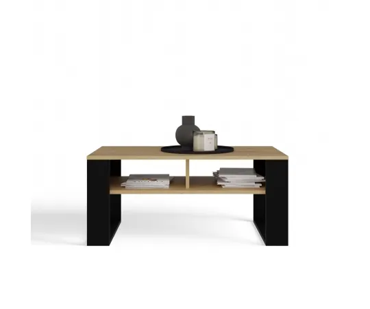 Ława Modern 2P SLIM DĄB ARTISAN CZARNY-3