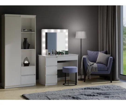 Zestaw toaletka Marina Z/L+MIJ/L BIAŁY-3