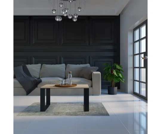Ława Modern MODERN SONOMA CZARNY-4