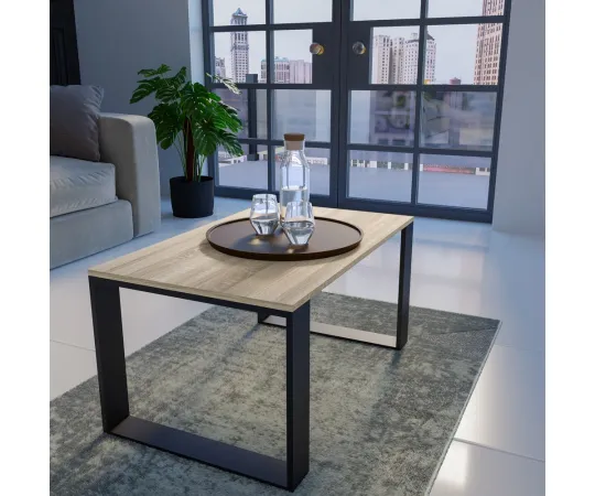 Ława Modern MODERN SONOMA CZARNY-6