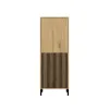 Witryna KAMARO 2DK SLIM/GŁADKI DĄB ARTISAN Lamele Front Ryflowany + Klasyczny-2