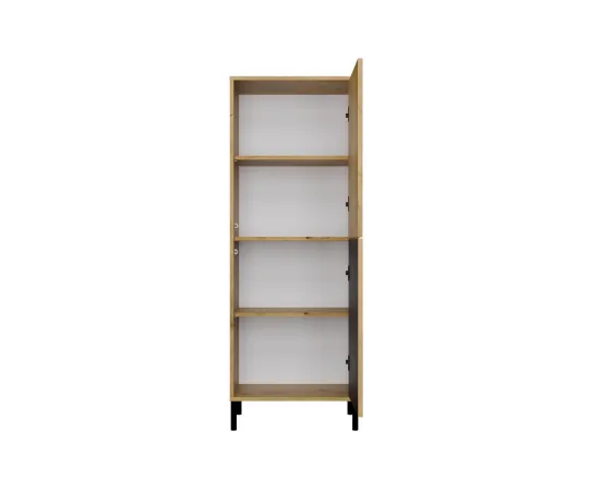 Witryna KAMARO 2DK SLIM/GŁADKI DĄB ARTISAN Lamele Front Ryflowany + Klasyczny-5
