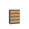 Komoda Malwa M4 ANTRACYT ARTISAN-1