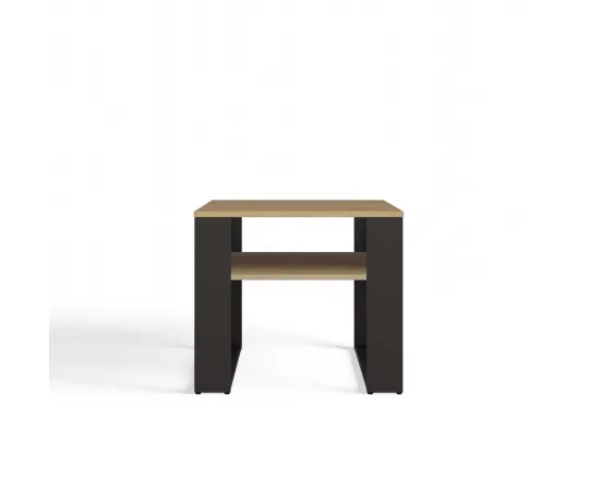 Ława Modern 2P MINI SLIM DĄB ARTISAN CZARNY-6