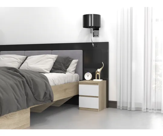 Szafka nocna Malwa M2 BIAŁY SONOMA-4