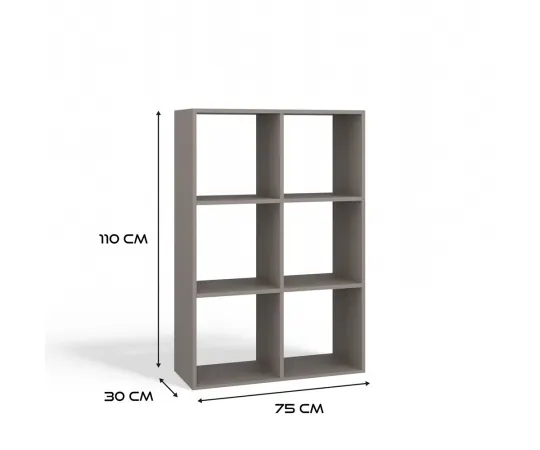 Regał Malax 2X3 GLINA-6