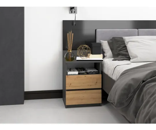 Szafka nocna Malwa M1 ANTRACYT ARTISAN-6
