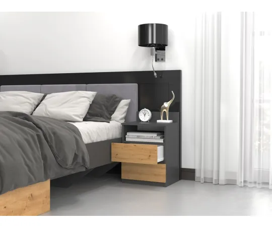Szafka nocna Malwa M1 ANTRACYT ARTISAN-7