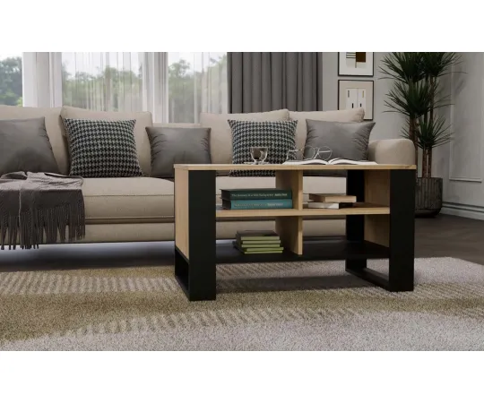 Stolik Modern 4P DĄB ARTISAN CZARNY-2