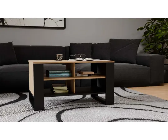 Stolik Modern 4P DĄB ARTISAN CZARNY-5