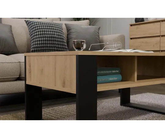 Ława Modern 2P ARTISAN CZARNY-3