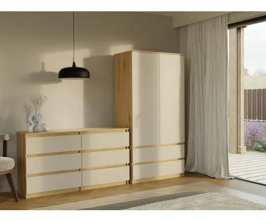 Komoda Malwa M6 140 DĄB ARTISAN KASZMIR-6