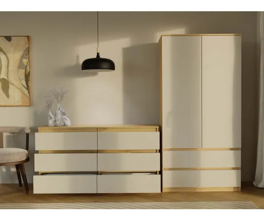 Komoda Malwa M6 140 DĄB ARTISAN KASZMIR-12