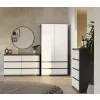 Komoda Malwa M6 120 ANTRACYT / BIAŁY-9