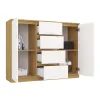 Komoda Malwa 2D4S 120 DĄB ARTISAN BIEL-2