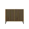 Komoda KAMARO 2D SLIM DĄB ARTISAN Lamele Front Ryflowany-7